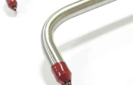 Conical seven-hole probe tips