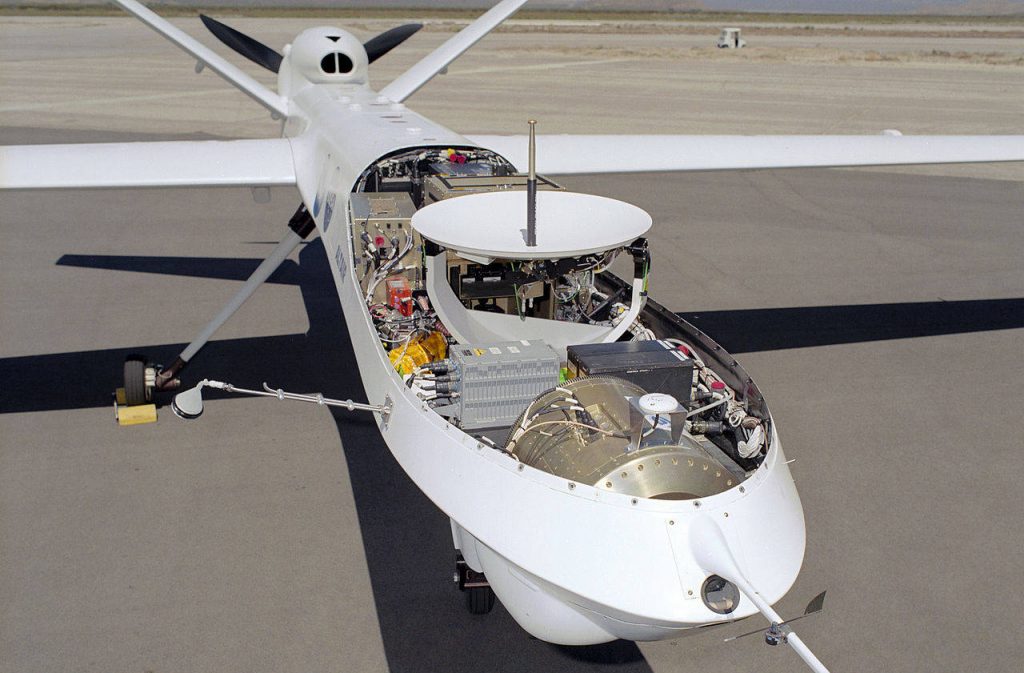Reaper UAV with canopy removed Reaper UAV with canopy removed